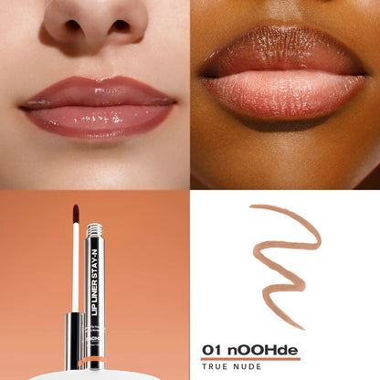 LIP LINER STAY-N - Peel-Off Lip Liner Stain with Hyaluronic Acid & Vitamin E for All-Day Wear - 0.12 Fl Oz / 3.5 Ml