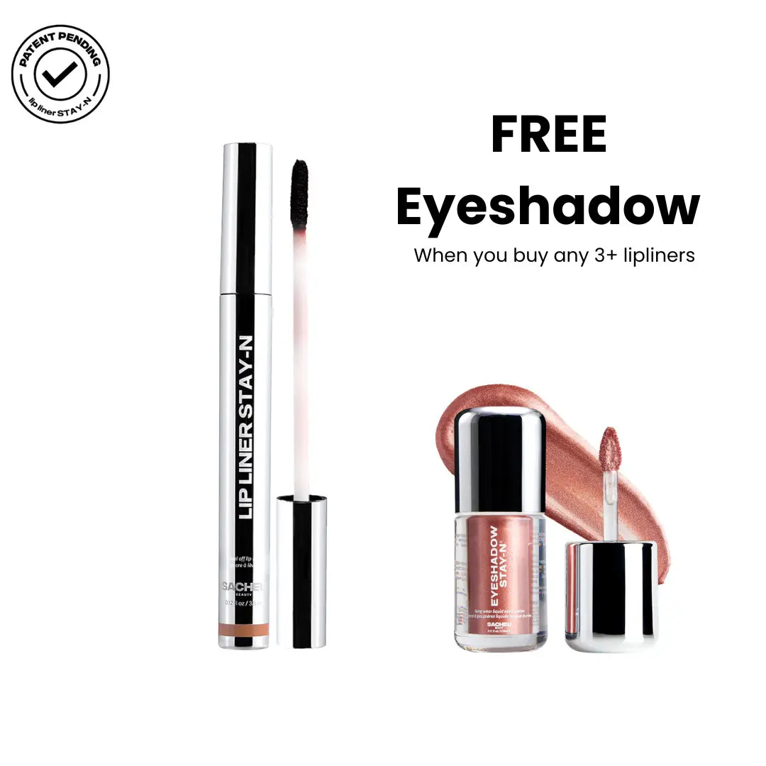 LIP LINER STAY-N - Peel-Off Lip Liner Stain with Hyaluronic Acid & Vitamin E for All-Day Wear - 0.12 Fl Oz / 3.5 Ml