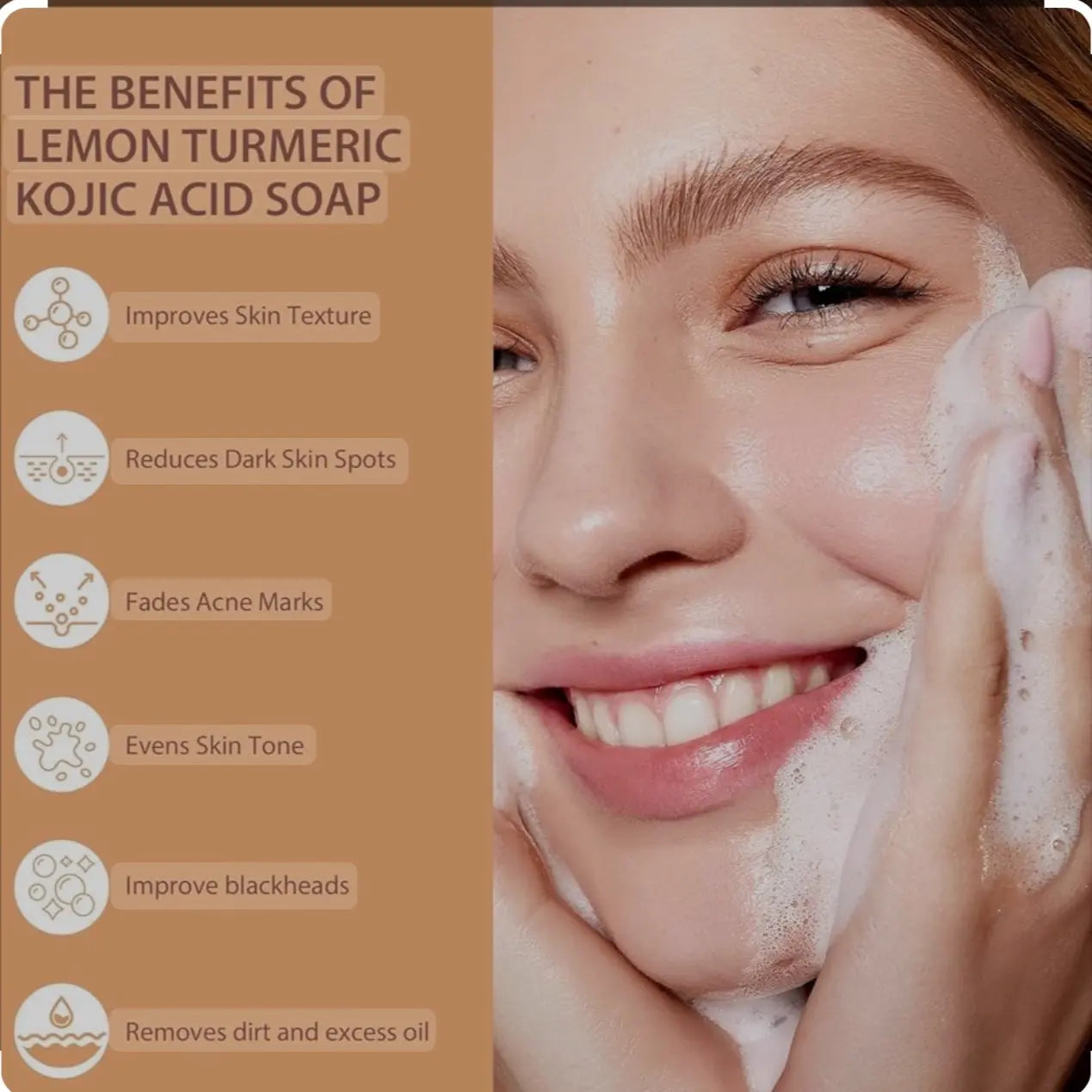 Revitalize Your Skin with Addyskincare's Turmeric & Kojic Acid Brightening Soap - The Ultimate Dark Spot Remover for a Glowing Complexion