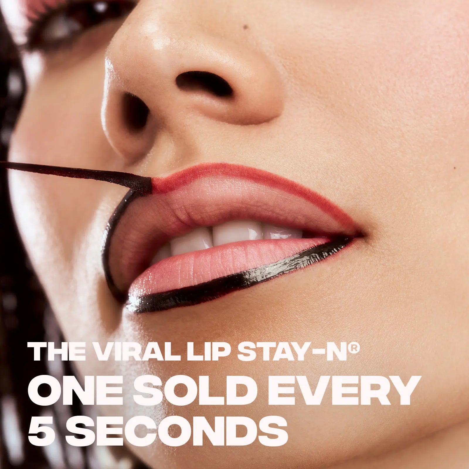 LIP LINER STAY-N - Peel-Off Lip Liner Stain with Hyaluronic Acid & Vitamin E for All-Day Wear - 0.12 Fl Oz / 3.5 Ml